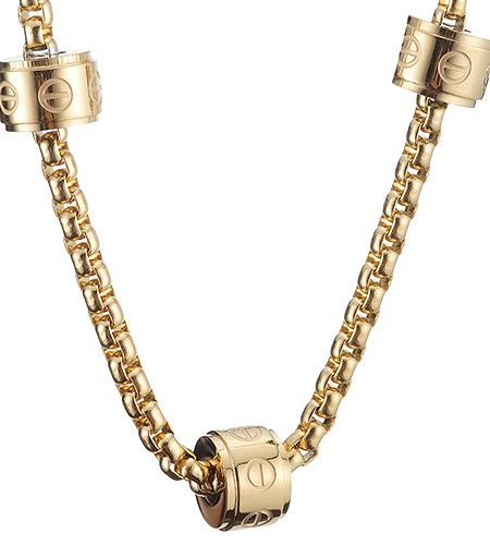 Cartier Love Pendants Gold Necklace  700712