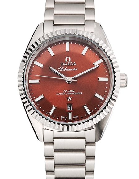 Omega Globemaster Brown Dial Stainless Steel Case And Bracelet