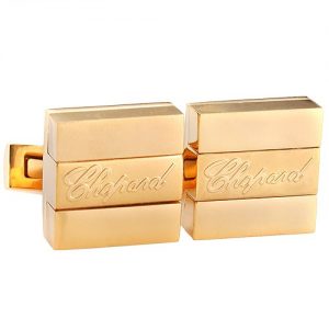 Chopard Logo Business Gold Cufflinks 700667
