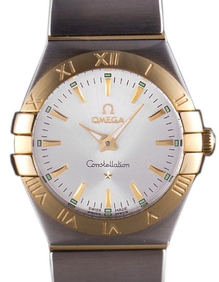 Omega Constellation White Dial Two Tone Band som90  621470