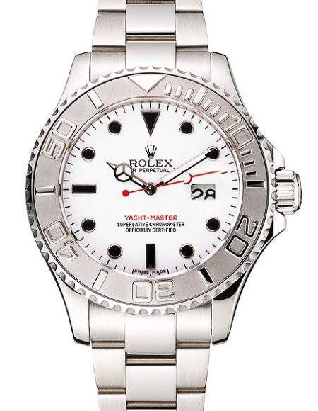 Rolex Yacht-Master White Dial Stainless Steel Case And Bracelet