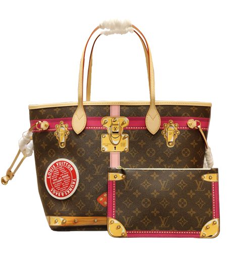 LOUIS VUITTON NEVERFULL MM MONOGRAM BROWN WOMAN AUTH/TOTE BAG & POUCH M41390