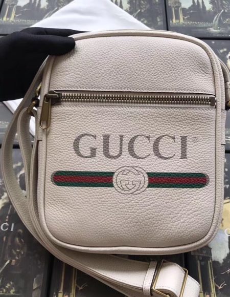 Gucci Print Messenger Bag