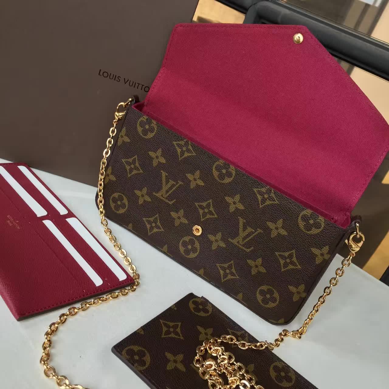 Louis Vuitton Monogram Felicie Pochette Bag – The Closet