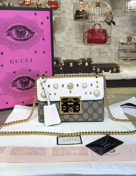 Gucci padlock studded