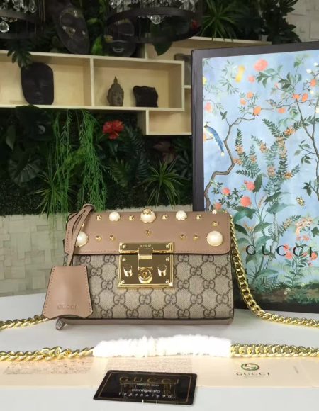 Gucci padlock studded