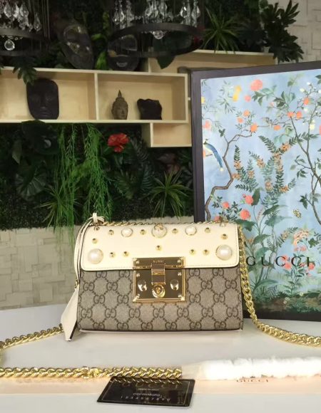 Gucci padlock studded