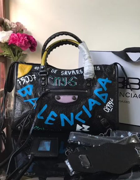 BALENCIAGA GRAFFITI CLASSIC CITY S