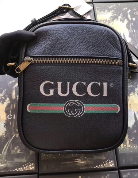 Gucci Print Messenger Bag