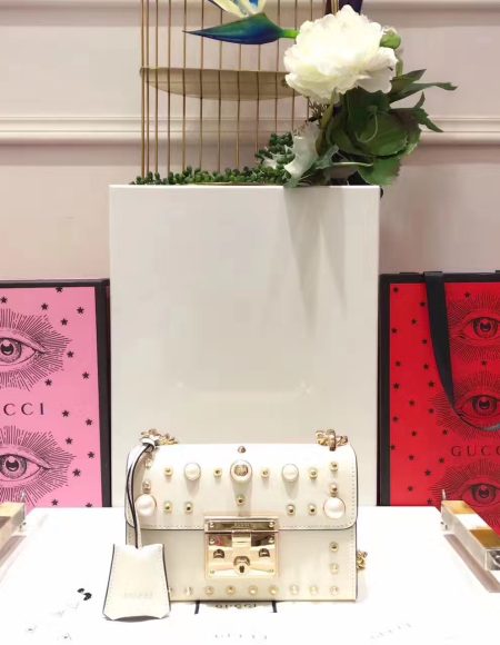 Gucci padlock studded