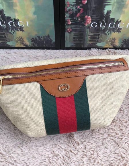 Gucci Vintage Canvas Belt Bag
