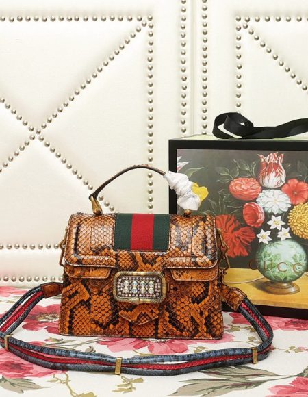 Gucci shoulder Kingsnake bag