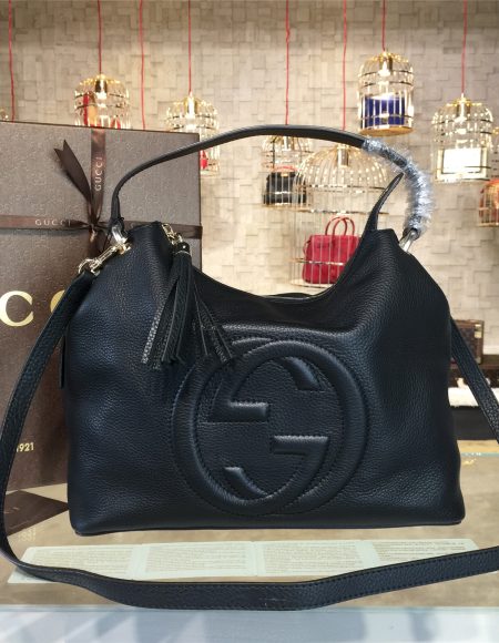 Gucci GG Leather hobo