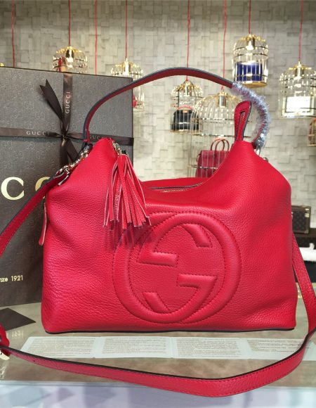 Gucci GG Leather hobo