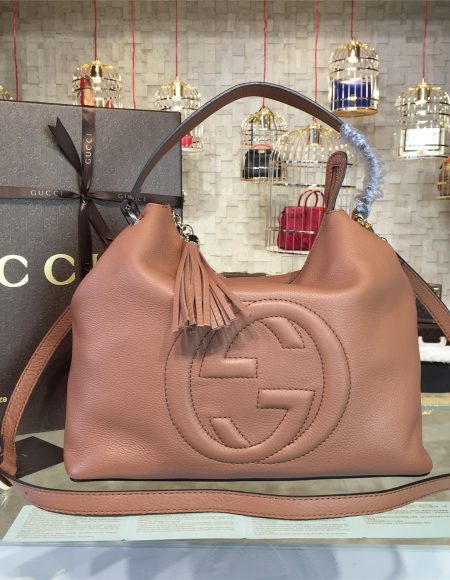 Gucci GG Leather hobo