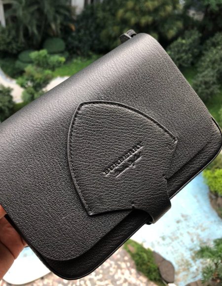 Burberry Equestrian Shield Leather