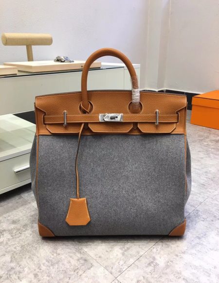 Hermes Toile Birkin Bag