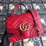 Gucci GG Marmont Mini Top Handle Bag