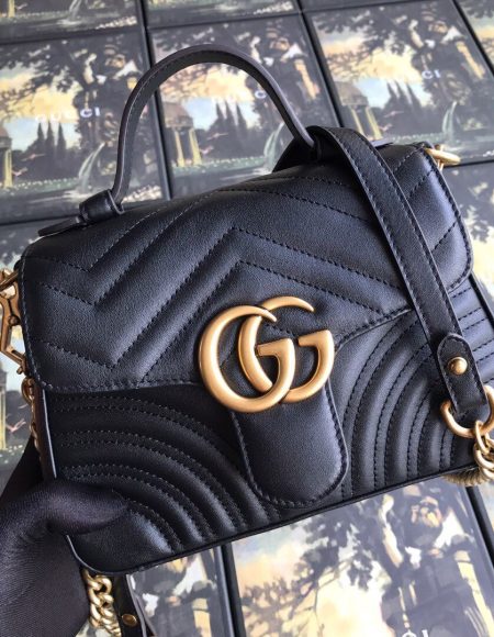 Gucci GG Marmont Mini Top Handle Bag