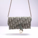 DIOR OBLIQUE SADDLE CLUTCH