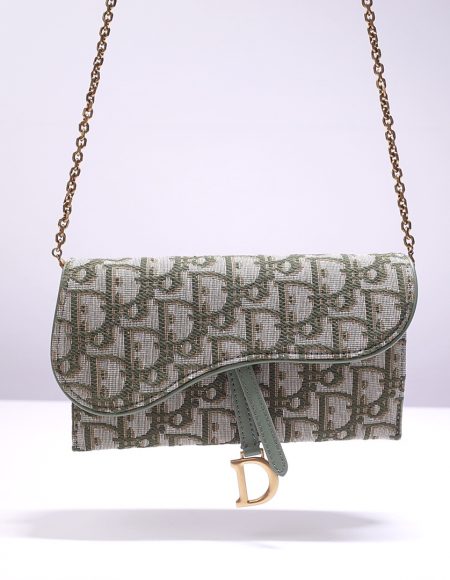 DIOR OBLIQUE SADDLE CLUTCH