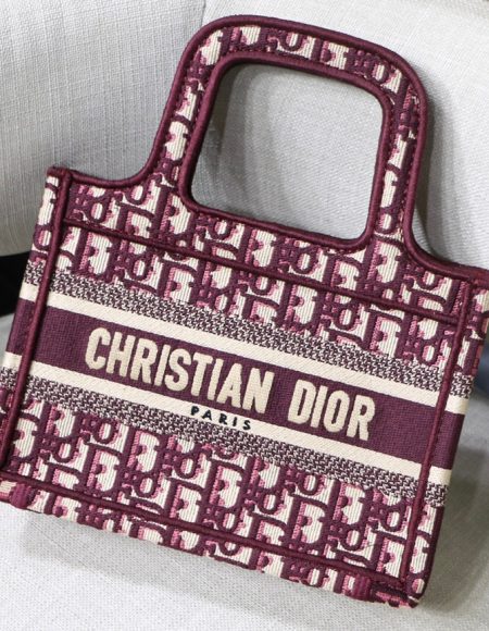Dior mini book tote
