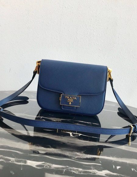Prada Spazzolato Shoulder Bag