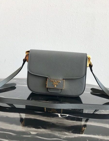 Prada Spazzolato Shoulder Bag