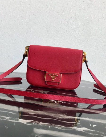 Prada Spazzolato Shoulder Bag