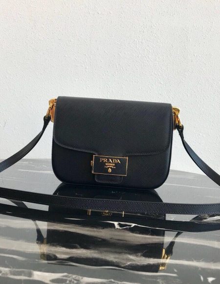 Prada Spazzolato Shoulder Bag