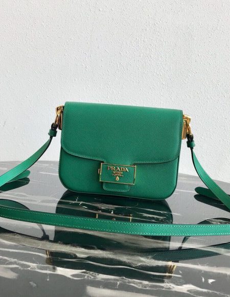 Prada Spazzolato Shoulder Bag