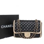Chanel Classic Twist Flap Bag A68067 Black&Apricot