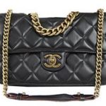 Chanel Flap Shoulder Bag Original Sheepskin Leather A69863 Black