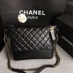 Chanel Gabrielle Shoulder Bag Original Calfskin Leather A93842 Black