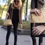 Chanel Coco Cocoon Leather Bag A18004 Apricot