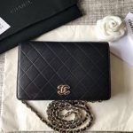 Chanel mini Flap Bag Original Leather A33814 Black