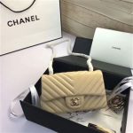 Chanel Classic Flap Bags Camel Original Sheepskin Leather 1116 Gold