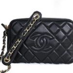 Chanel Sheepskin Leather Shoulder Bag A6830 Black