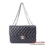 Chanel A88099 Black Sheepskin Leather Classics Flap Bag