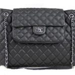 Chanel Shopper Bag in Original Cannage Pattern Leather A66560 Black