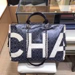 Chanel Original Bowling Bag A57164 Black & Beige