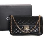 Chanel Flap Shoulder Bag Sheepskin Leather A1248 Black