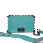 Boy Chanel Small Flap Shoulder Bag Sheepskin Leather A67083 Light Blue