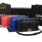 Chanel Boy Shoulder Bag in Lambskin Leather A68011