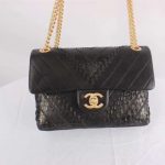 Chanel Classic original Sheepskin Leather Shoulder Bag 4785 black