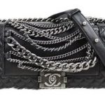 Chanel LeBoy Flap Shoulder Bag in Sheepskin Leather A67919 Black