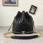 Chanel Sheepskin Leather Shoulder Bag 1125 black