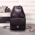 Chanel Backpack Original Sheepskin Leather A33269 Black