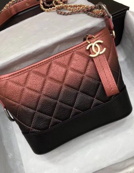 CHANEL GABRIELLE Small Hobo Bag A91810 red&black