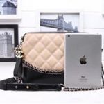 Chanel Shoulder Bag Calfskin Leather A95623 Apricot
